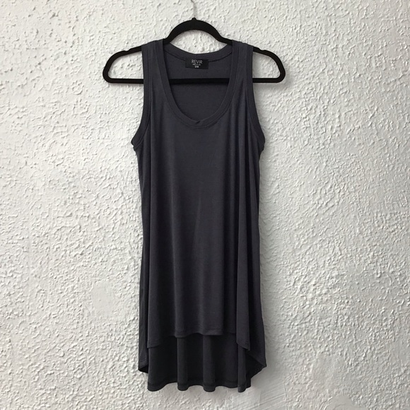 REVIR Alice Tunic Tank in Pewter - Picture 4 of 6